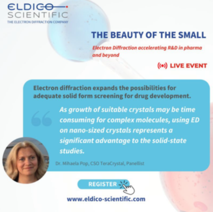 The Beauty of the Small: Electron Diffraction accelerating R&D in pharma and beyond