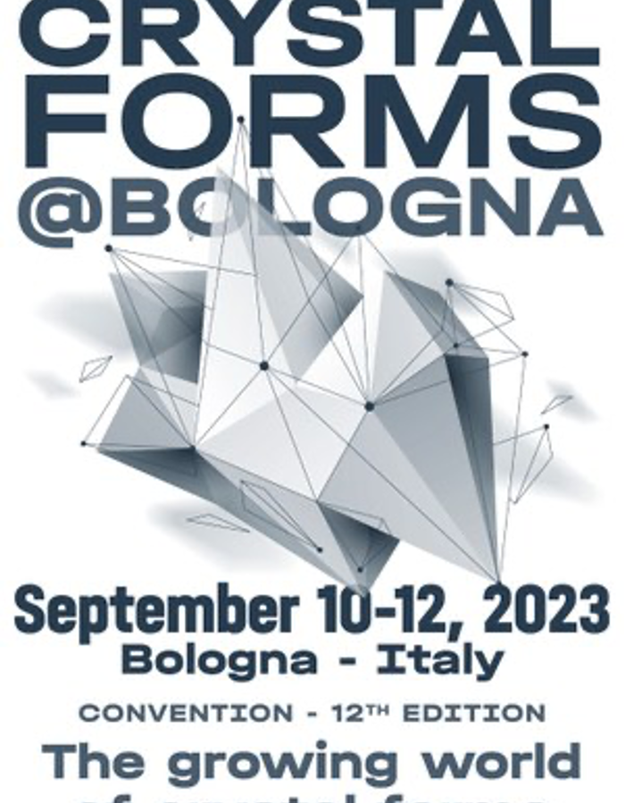 The growing world of crystal forms - 12 th edition of Bologna’s convention on crystal forms